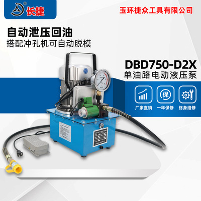 电动液压泵DBD750-D2X 可自动泄压自动回油