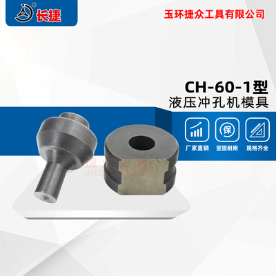 长捷 CH-60-1型液压冲孔模具 圆孔长条孔现货 非标模具可椭圆